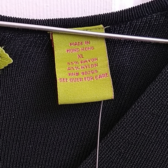 Prima Bella top XL black new with tags - Picture 3 of 7